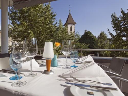 Hotel Mariotto Am Burghof Lörrach Buitenkant foto